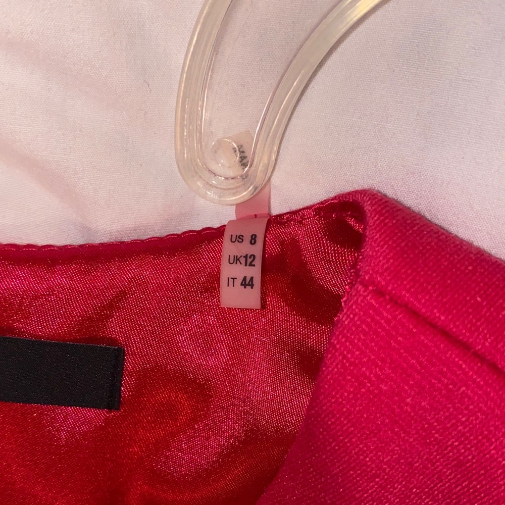 Tahari Bold Raspberry Red Dress - Picture 5 of 11